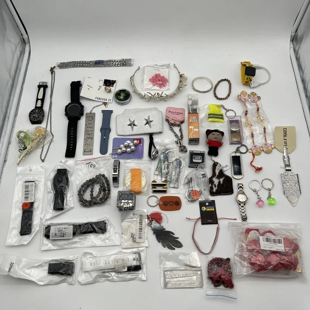 Assorted 50 Pieces Misc Jewelry and Accessories Lot
